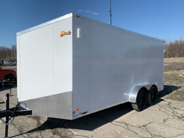 7'x16' Scout Enclosed Cargo Trailer - Barn Doors