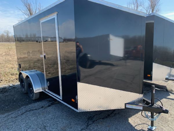 7'x14' Scout Enclosed Cargo Trailer - Barn Doors