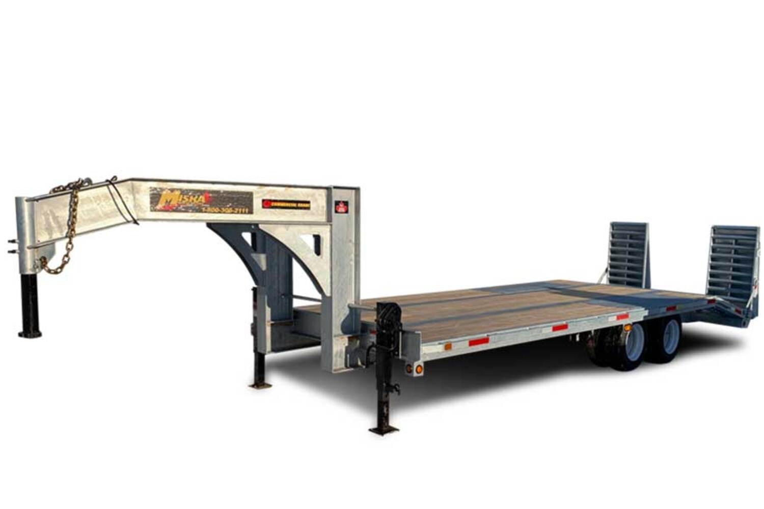 Galvanized 10 Ton Tandem Dually Float Trailer