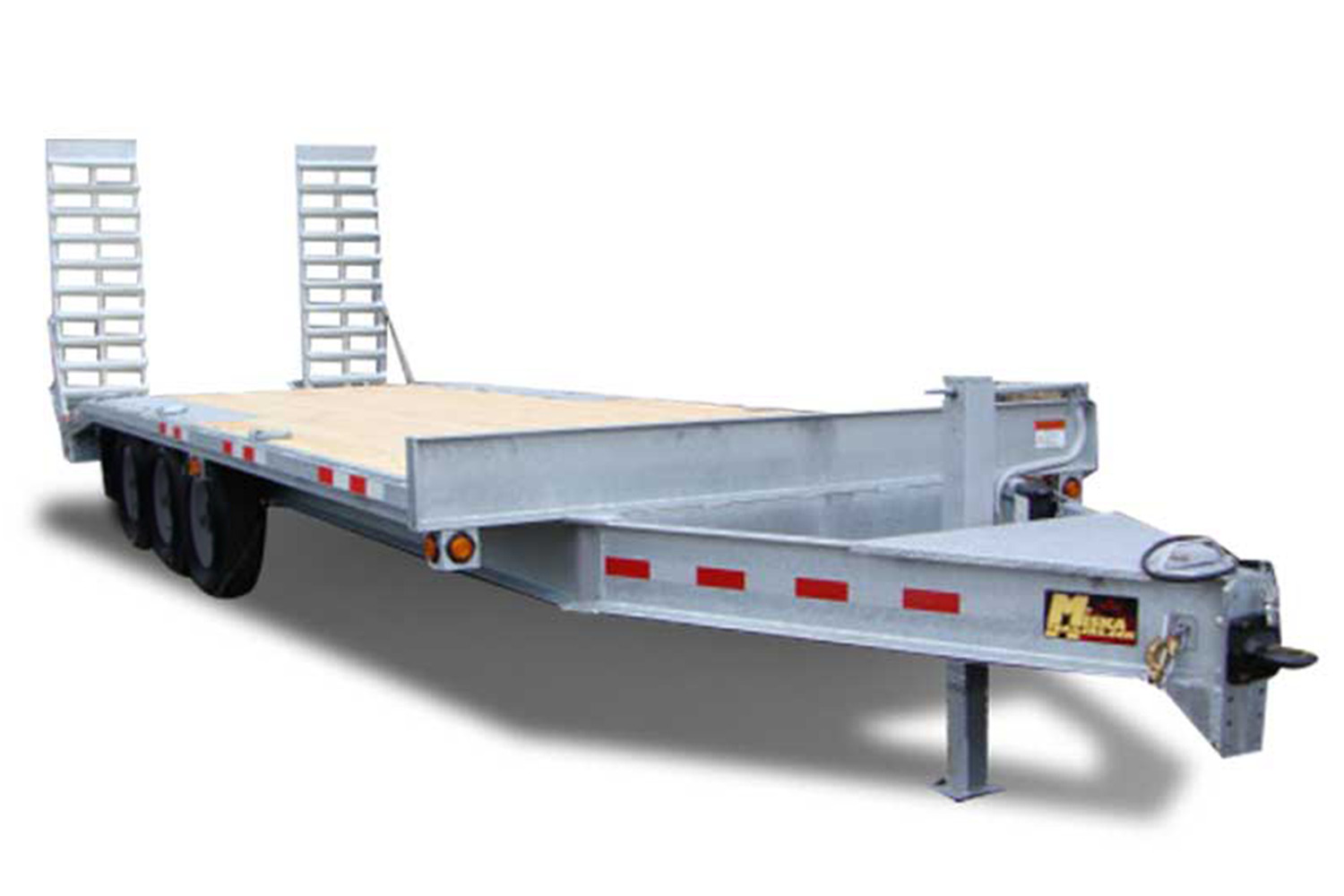 Galvanized 10 Ton Deckover Float Trailer